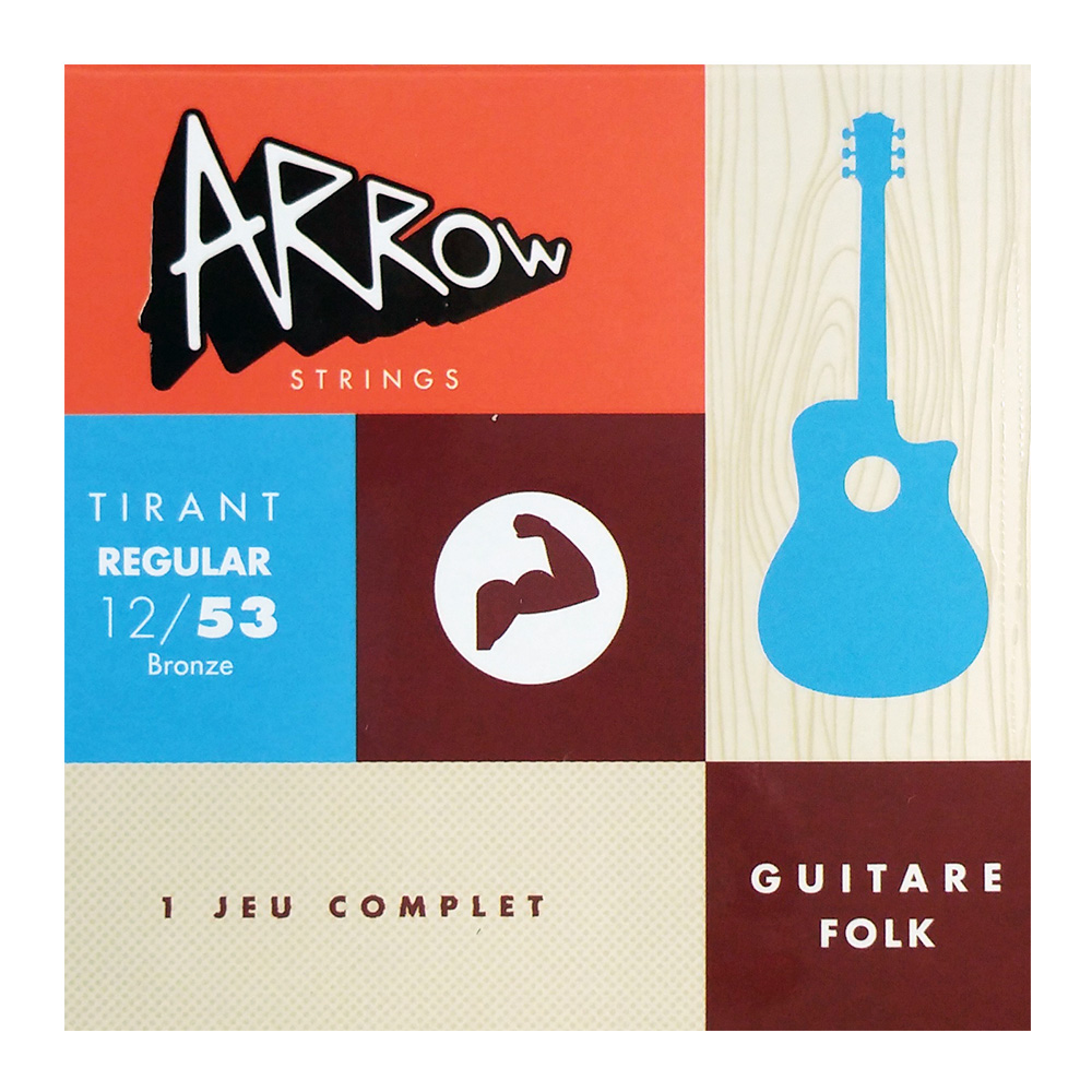 Cordes Guitare Folk Tirant Normal - Arrow-access - Accessoires de guitare